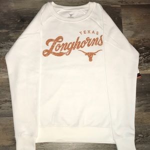 Crew white pullover collegiate wear